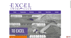 Desktop Screenshot of excelswimclub.org